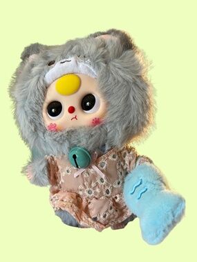 Baby Three Plush Pendant Kitten Wardrobe SECRET w/ BOBA Eyes
